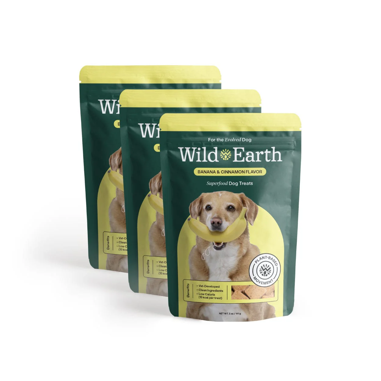 3 Pack - Superfood Dog Treats with Koji (5 oz per bag) by Wild Earth - Image 3