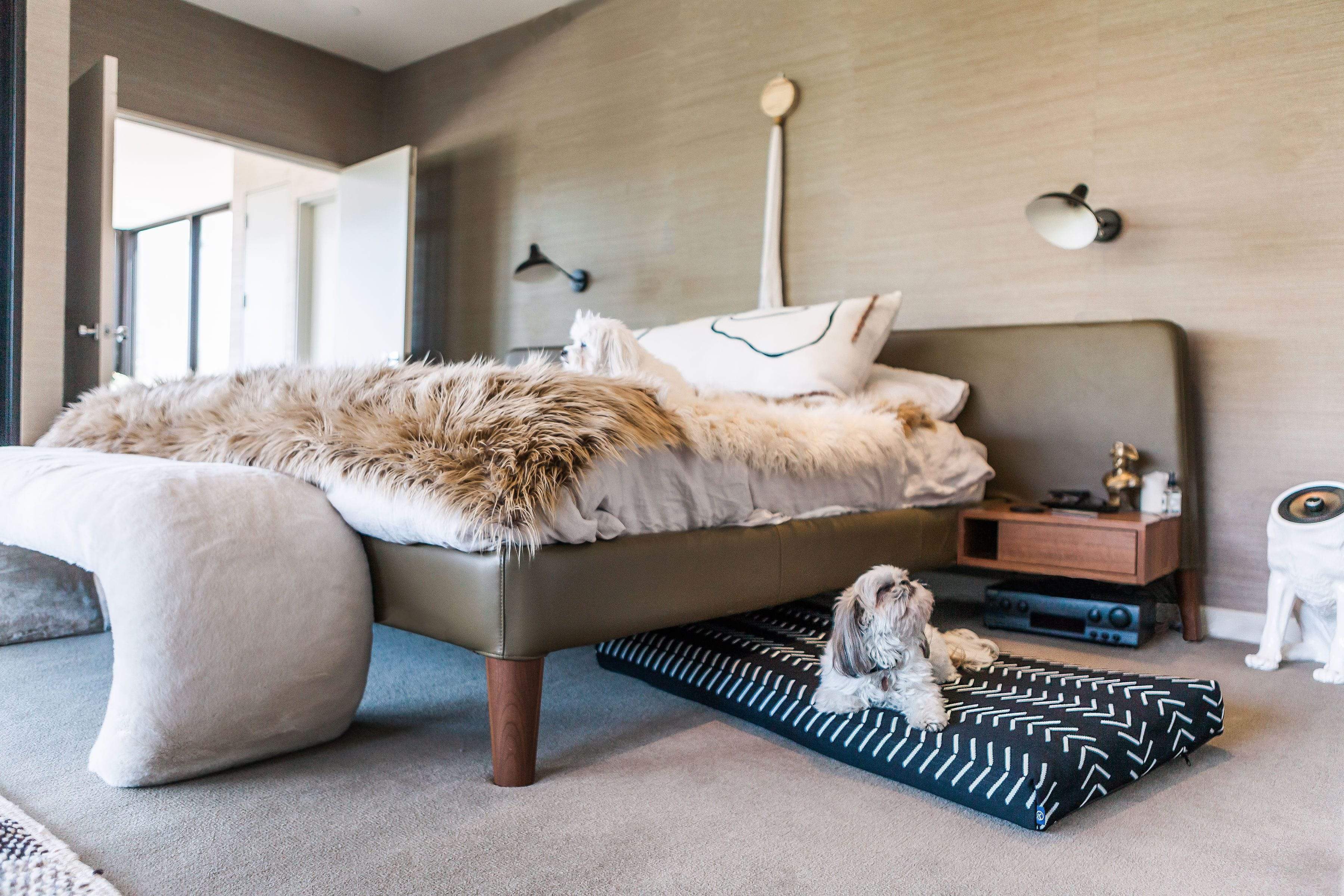 Black Chevron | Boho Dog Bed or Bed Cover - Image 5