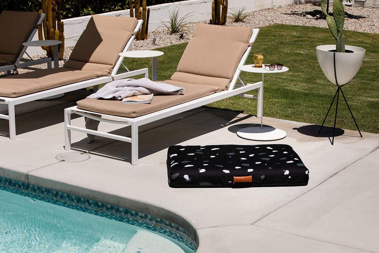 Black Terrazzo | Mid-Century Modern Dog Bed or Bed Cover - Image 5