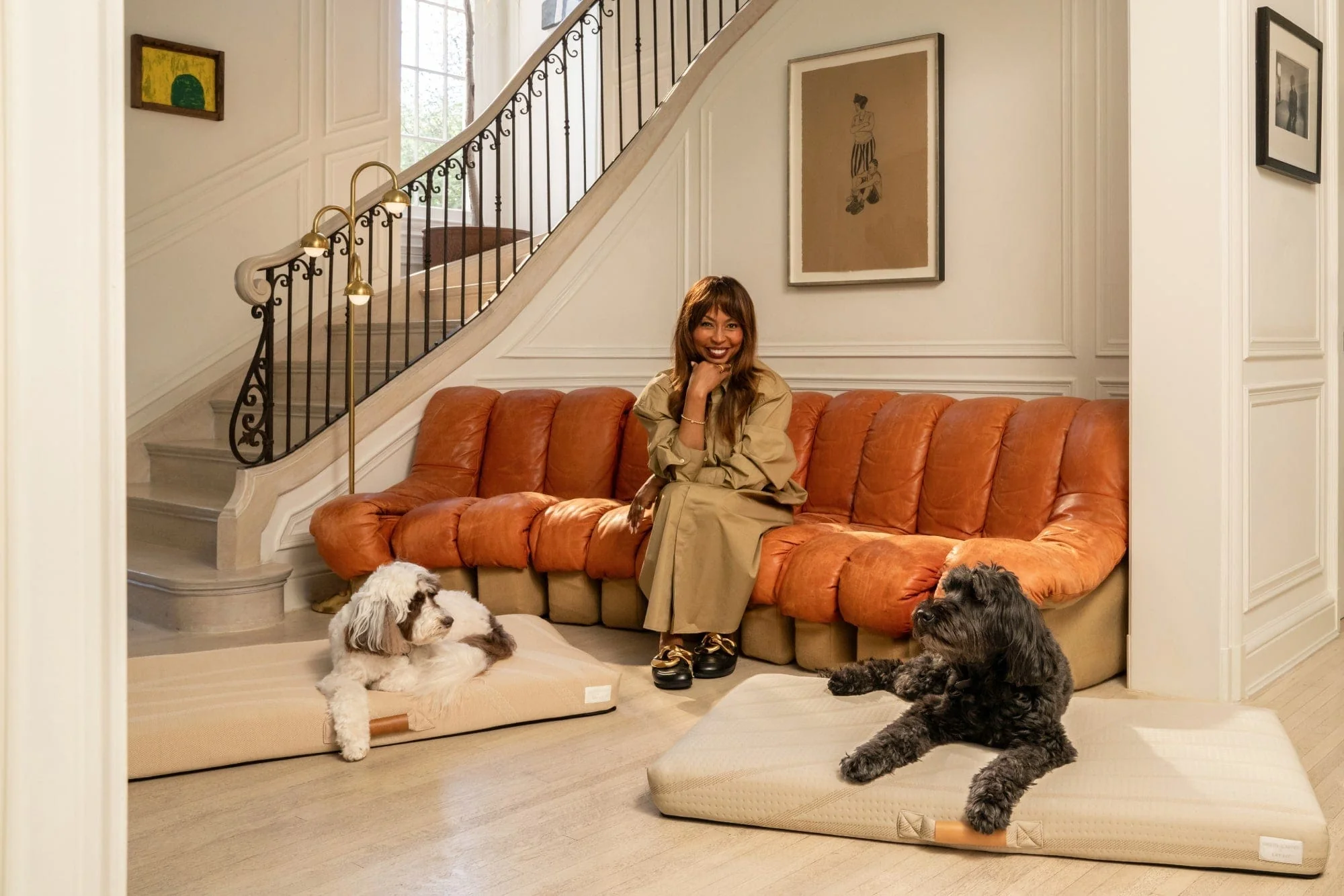 Brigette Romanek | Luxury Pet Throw Blanket - Taupe - Image 4